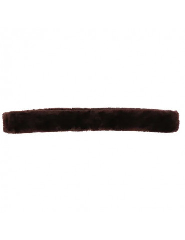 Fourreaux de collier & renes de chasse en Mouton choco 2