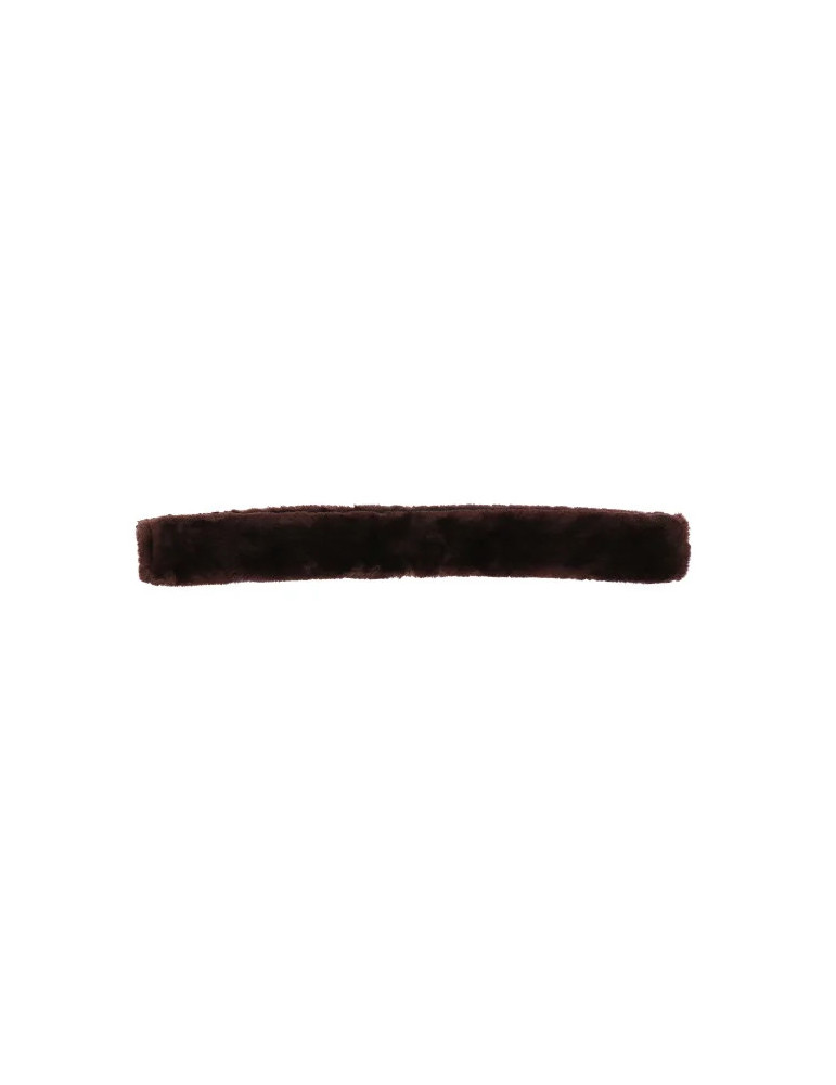Fourreaux de collier & renes de chasse en Mouton choco