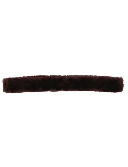 Fourreaux de collier & renes de chasse en Mouton choco