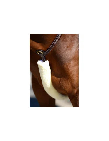 Fourreaux de collier & renes de chasse en Mouton Naturel
