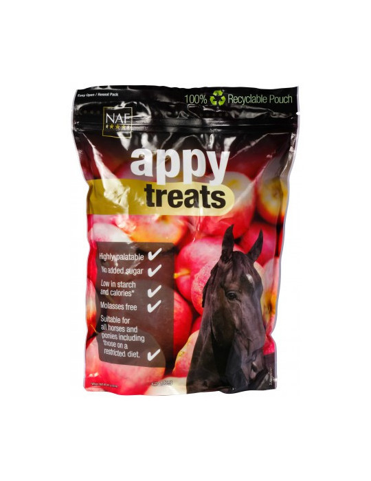 NAF Appy Treats – Friandises pomme gourmandes pour chevaux