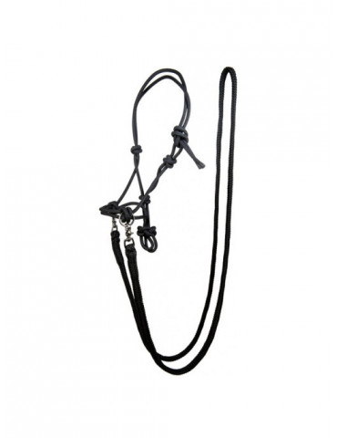 Licol NODAL rênes/longes noir taille FULL