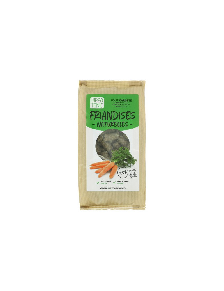 Friandises HIPPOTONIC Carotte pour cheval | Goût naturel et savoureux