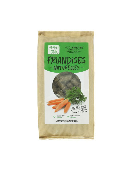 Friandises HIPPOTONIC Carotte pour cheval | Goût naturel et savoureux