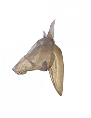 Masque anti-mouche protection oreilles/ naseaux blanc COB 2
