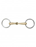 Mors Anatomic HKM maillechort 16 mm, anneaux inox 70 mm, largeur 125 mm