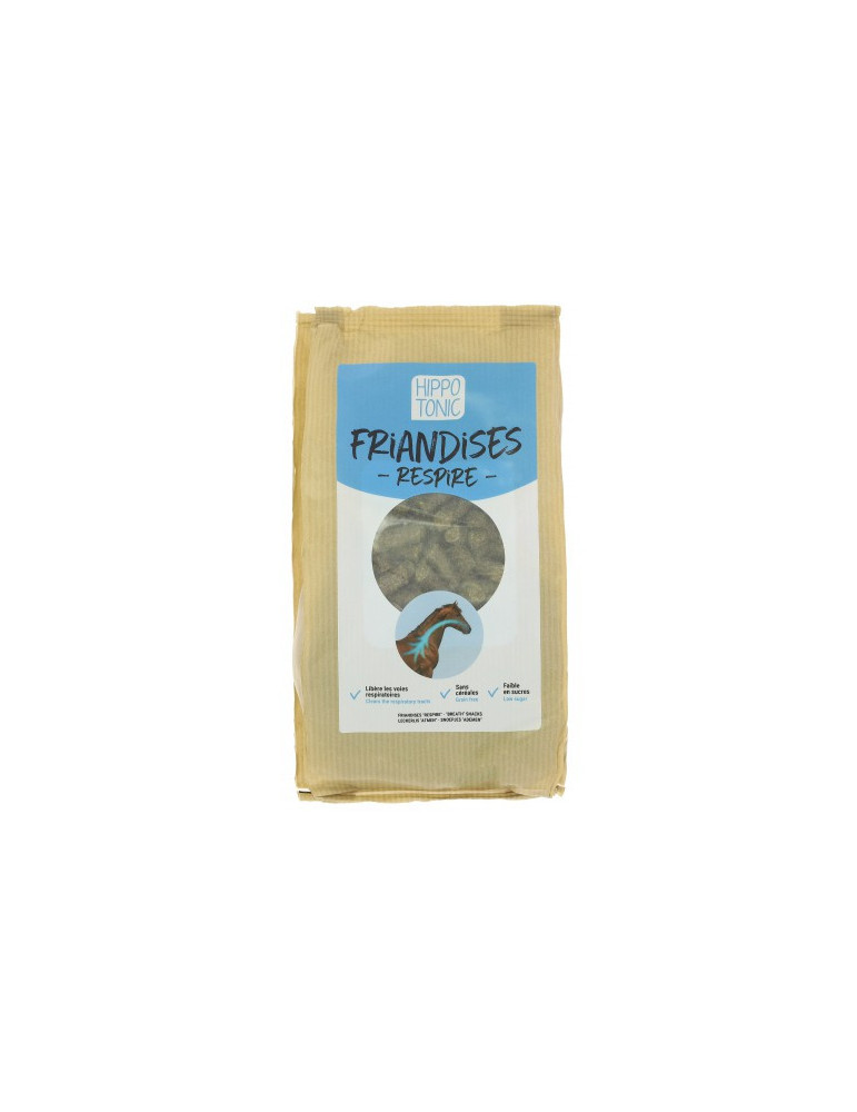 Friandises HIPPOTONIC Respire 1kg | Plantes respiratoires pour cheval