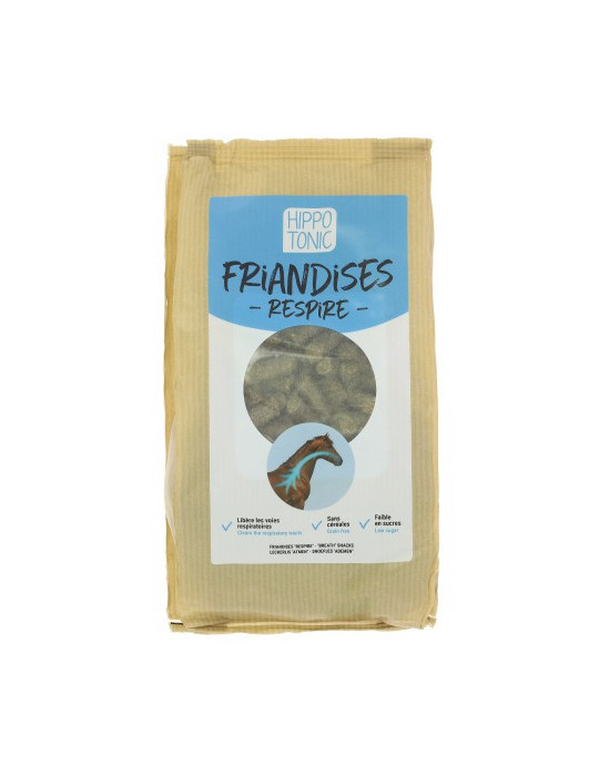Friandises HIPPOTONIC Respire 1kg | Plantes respiratoires pour cheval