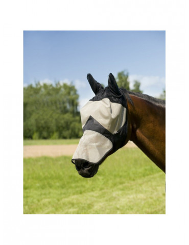 Masque mouche Lycra + nez Equitheme L