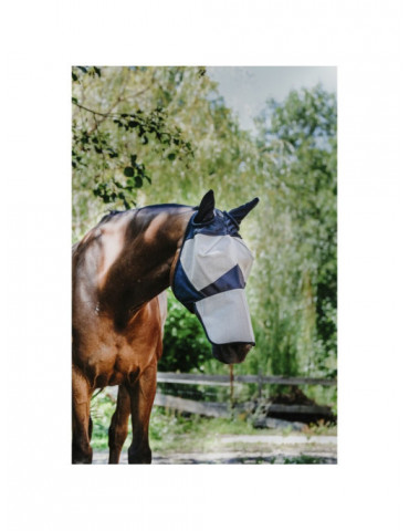 Masque mouche Lycra + nez Equitheme L 2