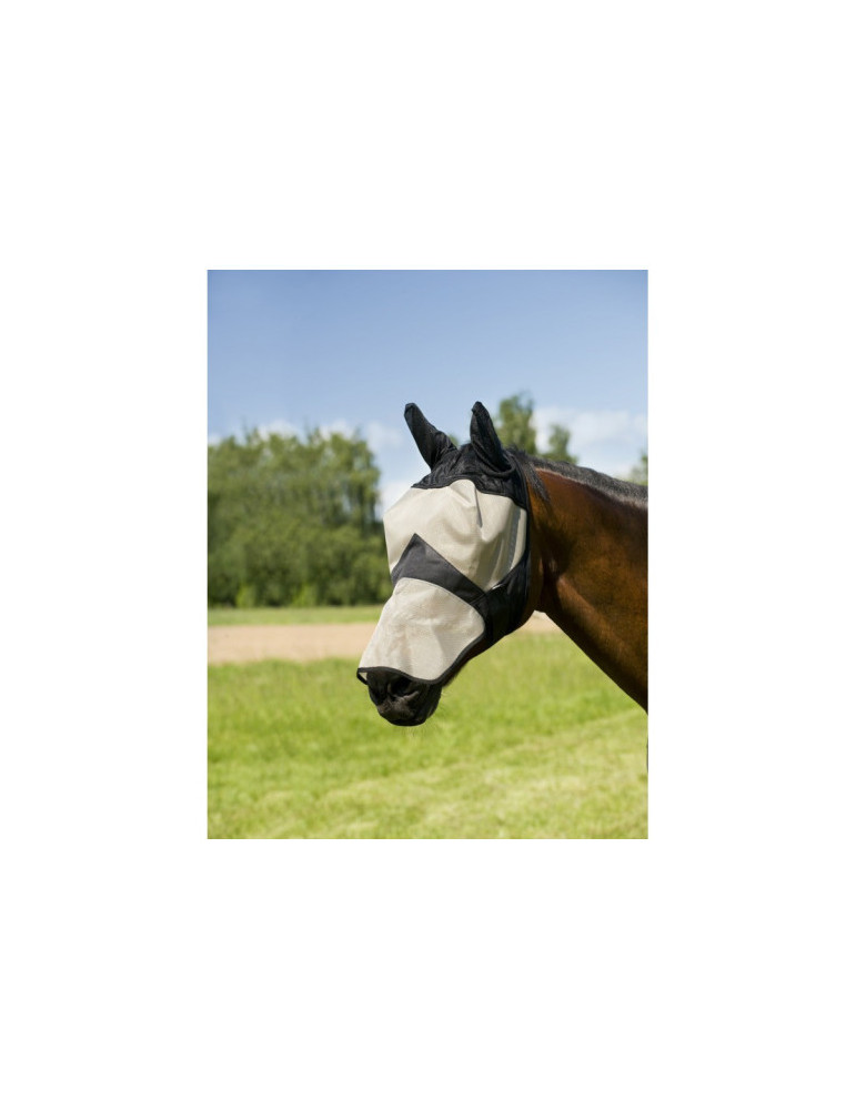 Masque mouche Lycra + nez Equitheme S