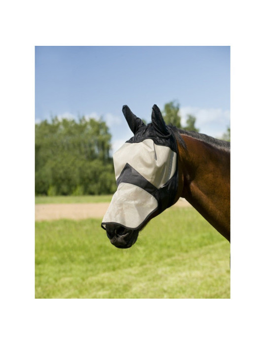 Masque mouche Lycra + nez Equitheme S
