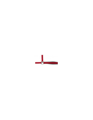 Licol JACQUARDS rouge PONEY 2