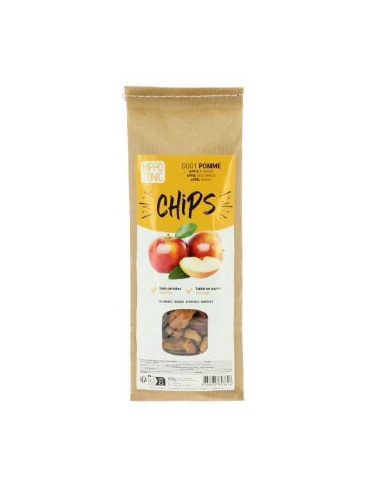 Flocons de pommes 500g pour cheval | Friandise naturelle et digeste