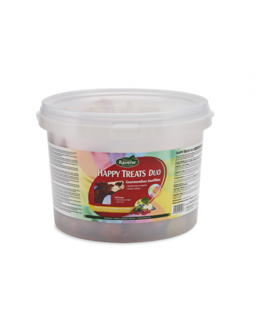 Happy Treats Duo 2kg | Friandises variées et naturelles pour cheval