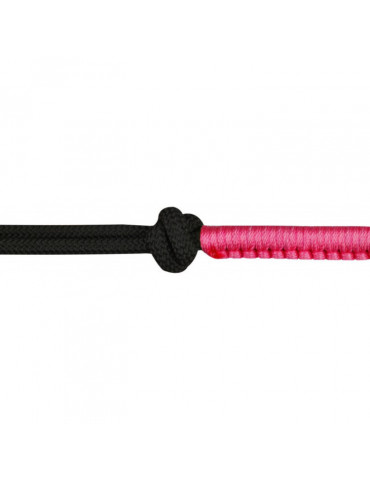 Licol éthologique + longe noir/fuchsia COB 2
