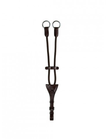 Attache élastique de martingale à anneaux Dy'on marron, taille Full 2
