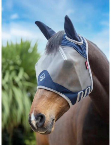 Masque anti-mouche SHIELD FLYMASK silver/navy COB 2