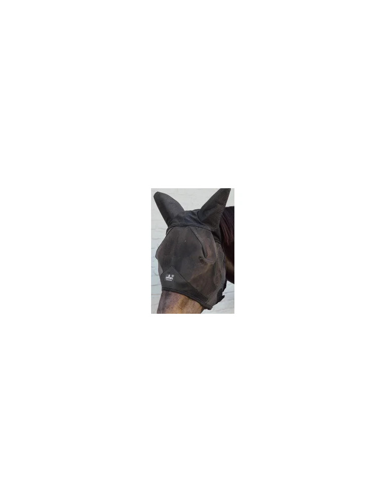 Masque mouche noir oreille soundless cheval