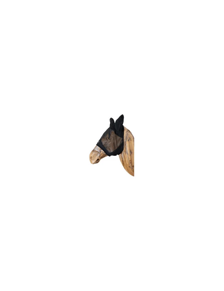 Masque mouche noir oreille soundless cheval