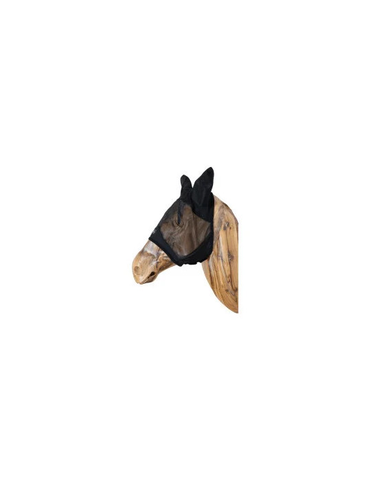 Masque mouche noir oreille soundless cheval