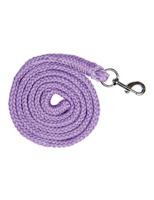 Longe -Stars- avec mousquetons lilas 180cm