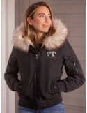 Blouson LYON GLITTER noir L - Nature Horse Langon