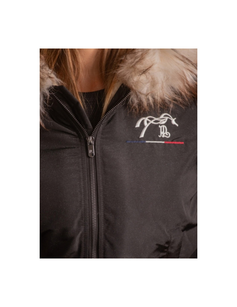 Blouson LYON GLITTER noir L - Nature Horse Langon