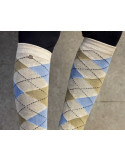Chaussettes ARGYLE beige/ciel 35/38 - Nature Horse Langon