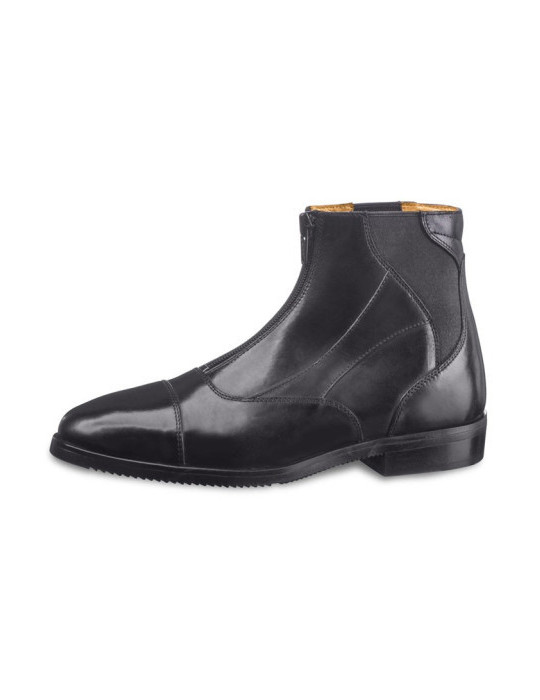 BOOTS Front TAURUS ZIP , NOIR 37 - Nature Horse Langon