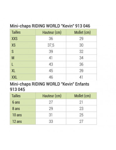 Chaps riding world noir kevin XXS - Nature Horse Langon 2
