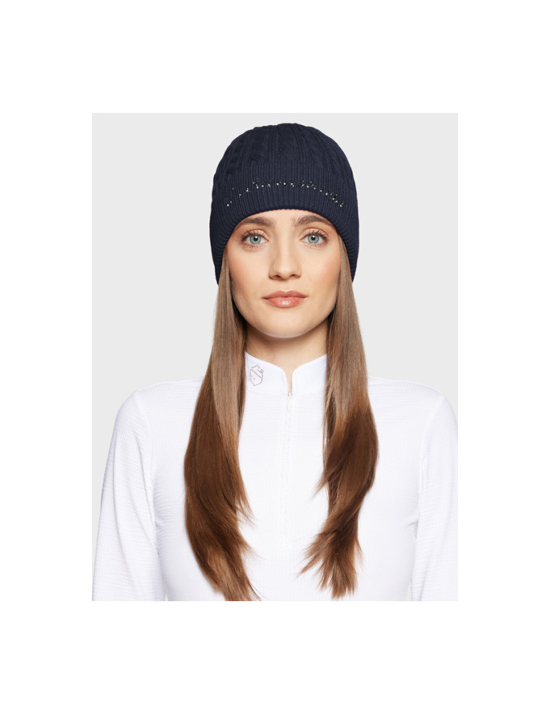 Bonnet Mira Crystal Navy - Nature Horse Langon