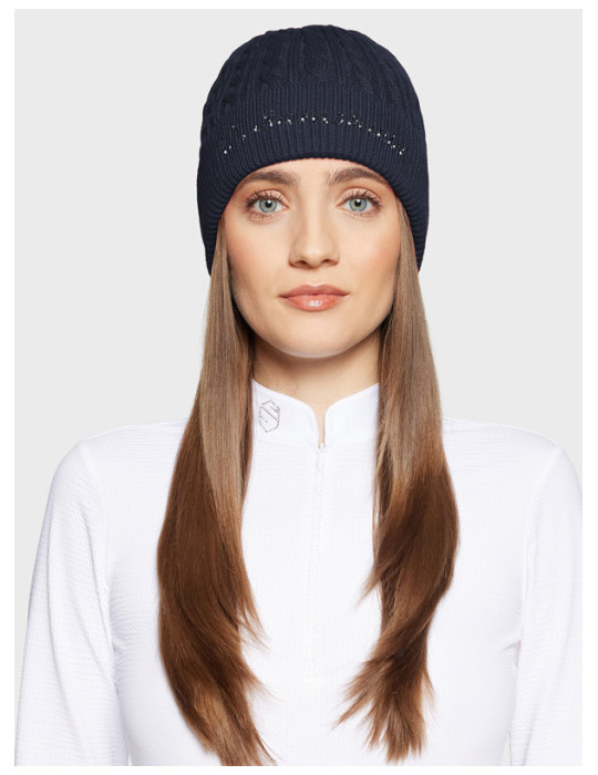 Bonnet Mira Crystal Navy - Nature Horse Langon