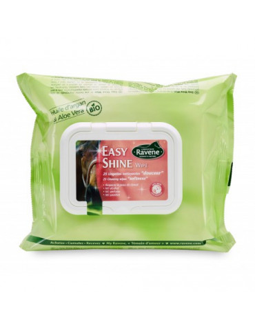 Lingettes nettoyantes cheval – Hygiène rapide et douce (25 unités)