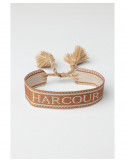 Bracelet Harcour Abricot/Lin - Nature Horse Langon