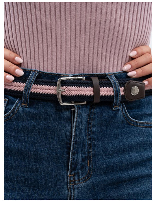 Ceinture Bana Navy/Light pink S - Nature Horse Langon