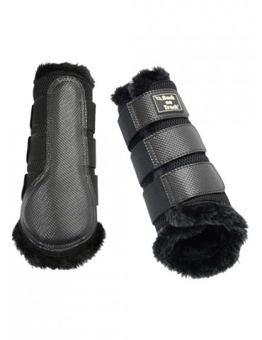 Brush Boots 3D NOIR M - Nature Horse Langon