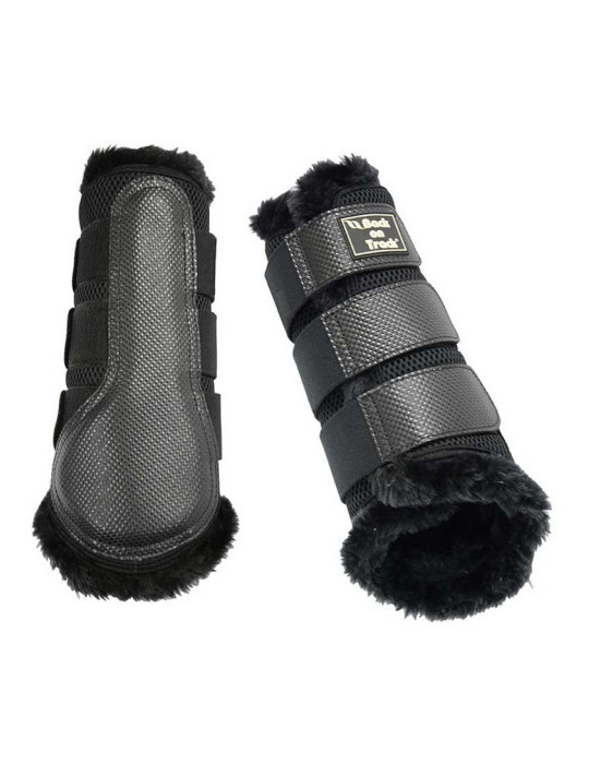 Brush Boots 3D NOIR M - Nature Horse Langon