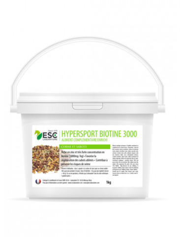 Biotine Hypersport 3000 ESC, formule concentrée 3000 mg/kg