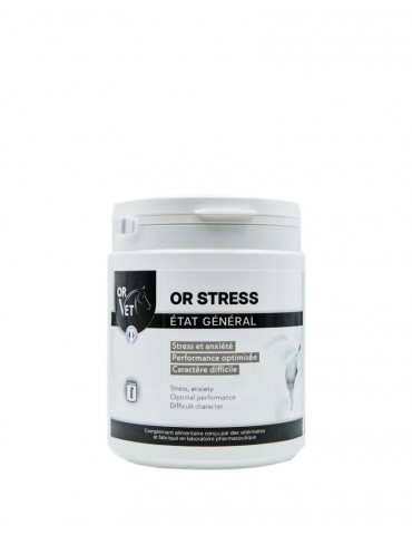 Or-Stress 300g Or-Vet | Calmant naturel pour cheval stressé ou anxieux