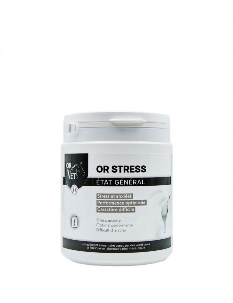 Or-Stress 300g Or-Vet | Calmant naturel pour cheval stressé ou anxieux