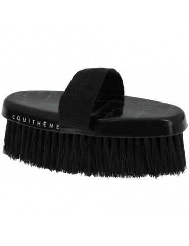 Brosse douce TEENAGE EQUITHEME noir - Nature Horse Langon