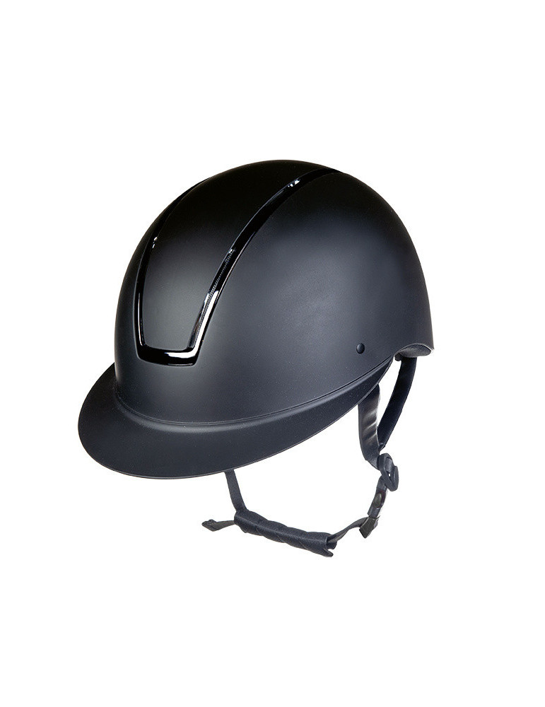 Casque HKM Lady Shield noir/noir brillant, taille M (55-57 cm)