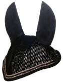 Bonnet HKM Rosegold Glamour noir, taille Cheval