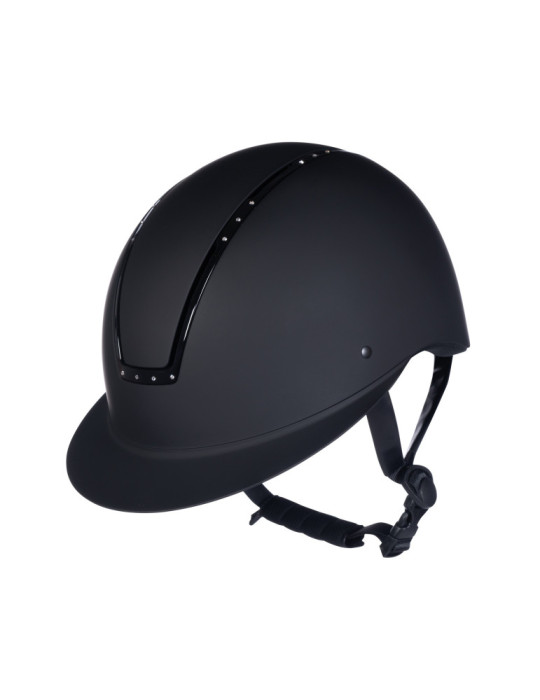Casque HKM Lady Shield Diamond noir, taille L (58-60 cm)