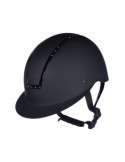 Casque HKM Lady Shield Diamond noir, taille L (58-60 cm)
