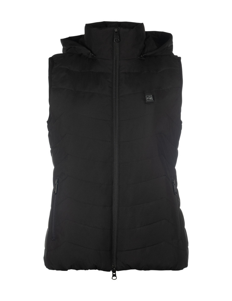 Gilet chauffant HKM noir, taille M