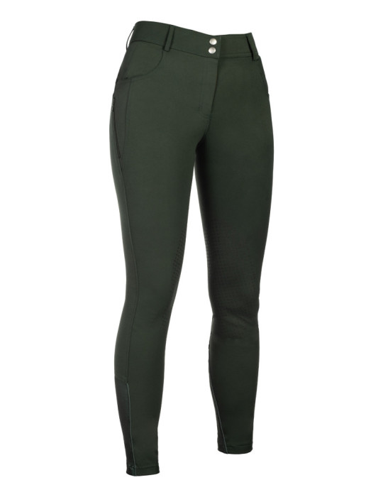 Pantalon HKM Ari vert olive, taille 34