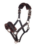 Licol HKM Rosegold Glamour brun, taille Cheval