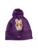 Bonnet HKM Amina violet foncé